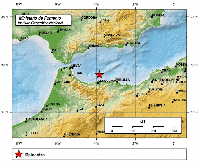 Andalucía tiembla con terremoto 6,3 grados en Alborán