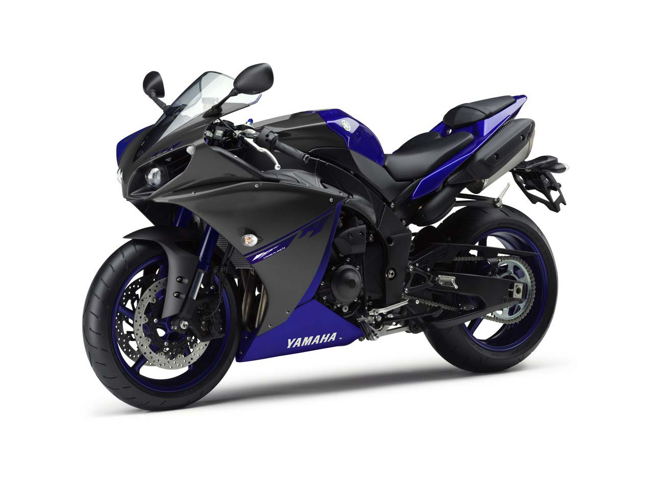 Motor Drag Ninja Gambar Yamaha YZF R1 Dan YZF R6 Race Blue 2014