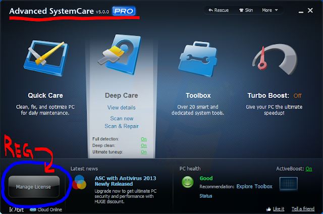 Advance Systemcare 5 Pro Registered