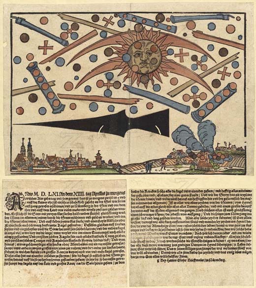 batalla extraterrestre Nuremberg Alemania 1561