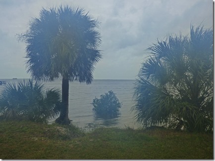 Crystal Beach, humidity hits the camera lens