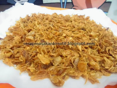 Cara Membuat Bawang Goreng Tepung Crispy