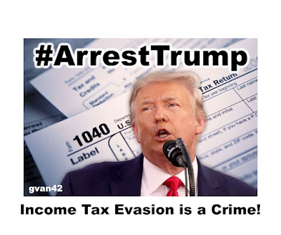 Arrest Trump 4 income tax evasion - fraud - meme gvan42