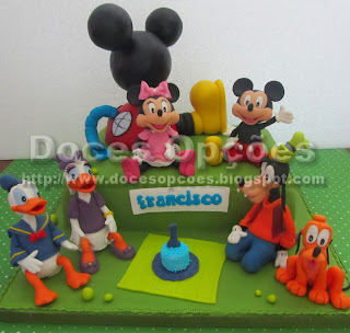 Bolo aniversário Casa do Mickey mouse