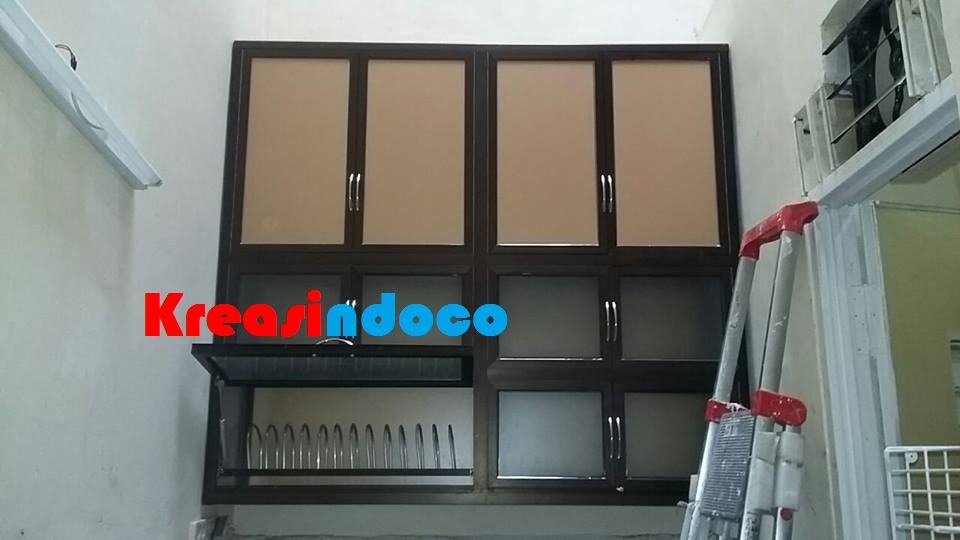 Kitchen Set Aluminium Atau Lemari Gantung Pemasangan Di Sunter Jakarta