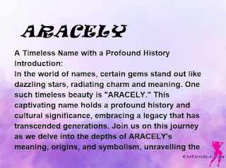 meaning of the name "ARACELY"