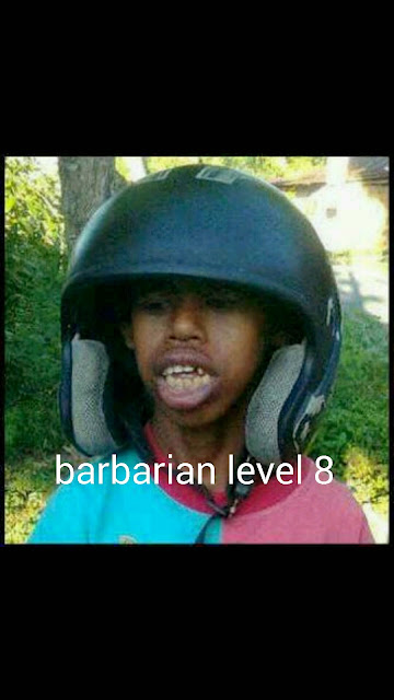 Dp bbm lucu penampakan barbarian level 8 - Foto gambar lucu dp bbm COC