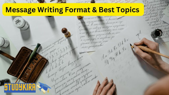 Message Writing Format  Best Topics for All Classes 2023