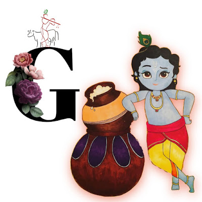 Krishna Alphabet G Image