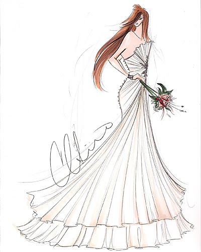  asked several noted fashion designers to envision Kate's wedding gown