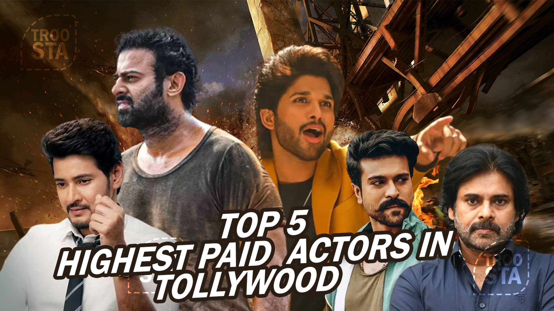 Top 5 Highest Paid Actors In Tollywood