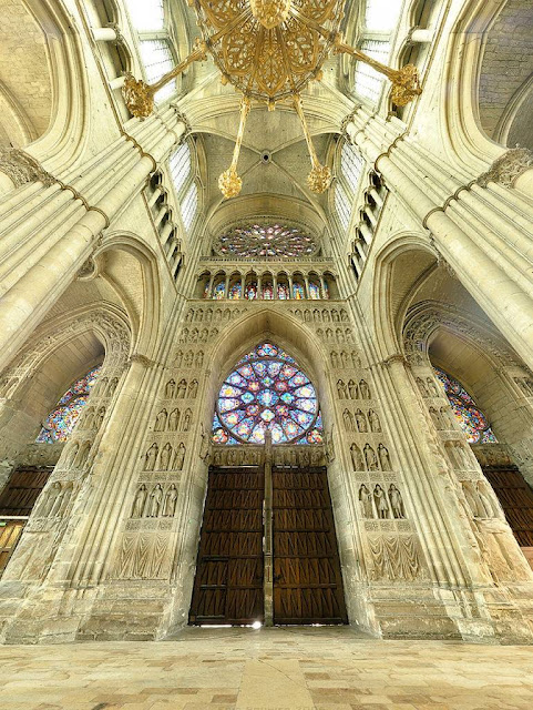 Reims, pórtico interior da nave central