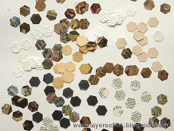 Layers of ink - Frameworks Mosaic Tutorial by Anna-Karin