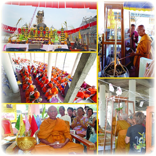 Buddhist Monks Blessing LP Tuad amulets