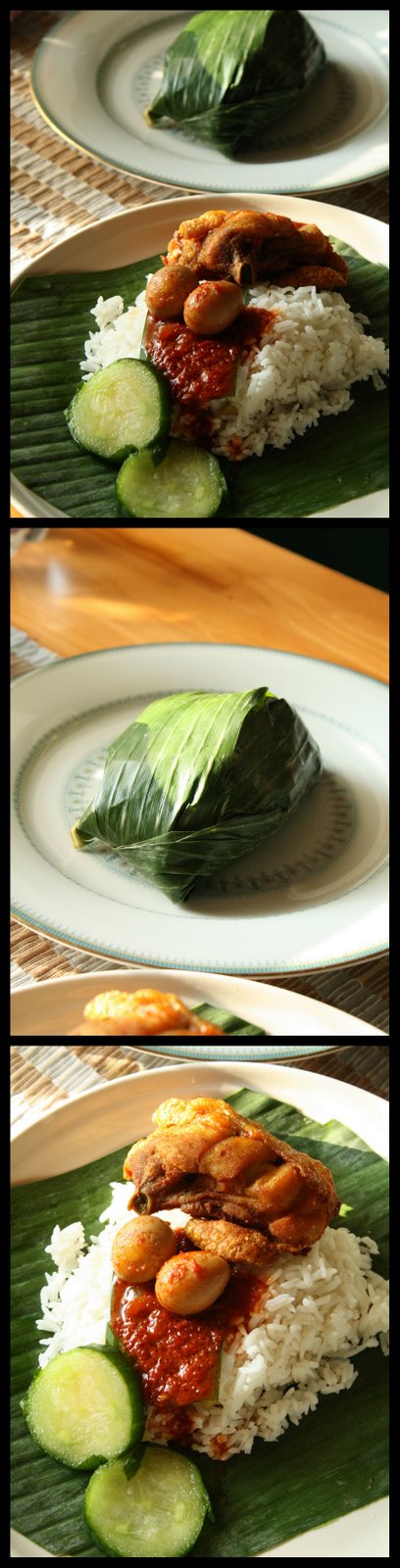 SUMBER INSPIRASIKU: NASI LEMAK BUNGKUS DAUN PISANG