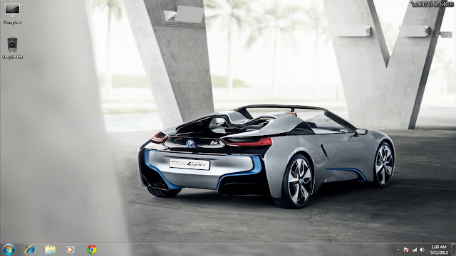 Silver BMW i8