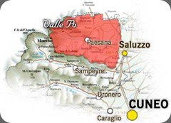valle del po' mappa
