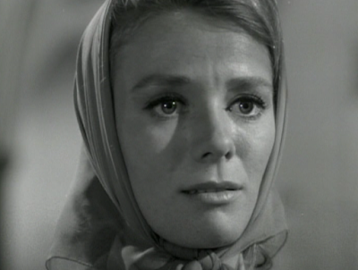 Inger Stevens in The Target Over the Hill episode of Sam Benedict.