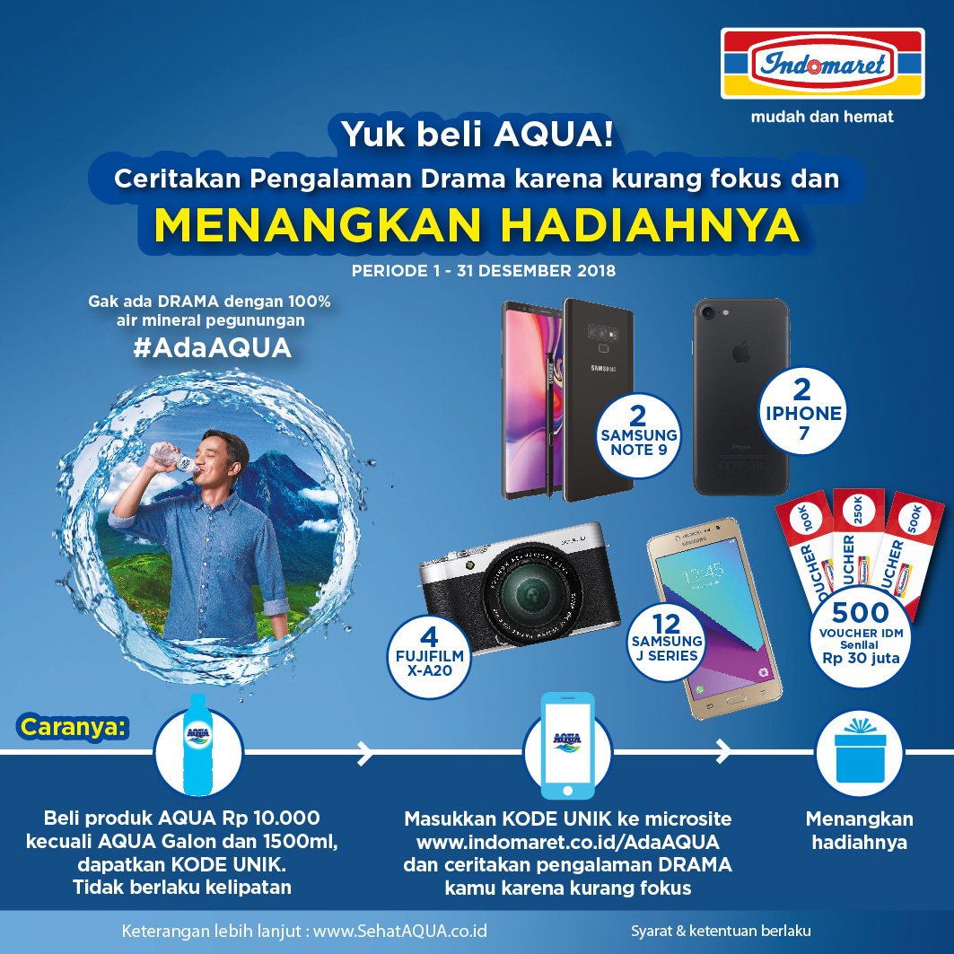 Indomaret - Promo Hadiah Menarik Kontes Pengalaman Drama Krurang Fokus