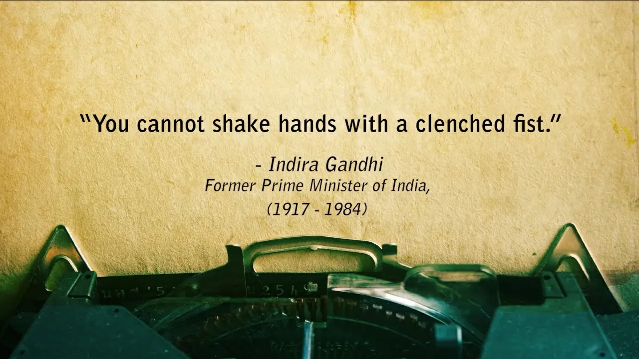 Quotes All the time Indira Gandhi Former Prime Minister of India