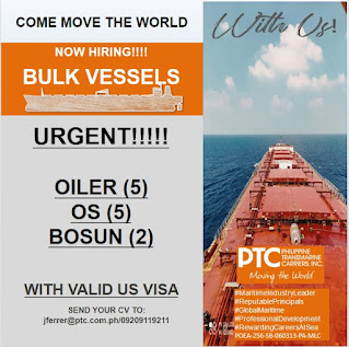 job at bulk vessel