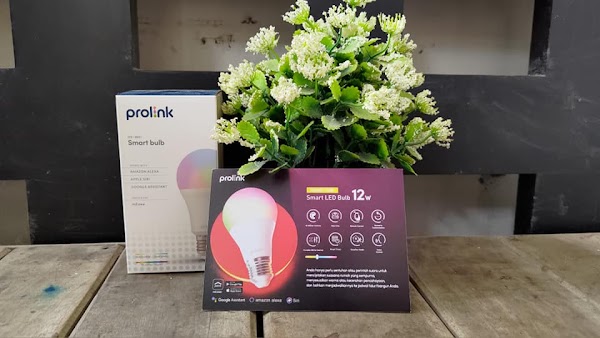 Smart LED Bulb 12W Prolink, Lampu Canggih Dengan Fitur Kontrol Suara 