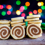 Ginger swirl cookies