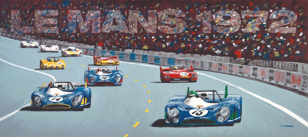 It features the winning MatraSimca MS670 15 of Henri Pescarolo and Graham