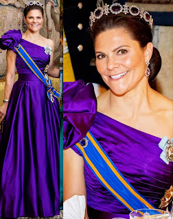 Crown Princess Victoria state banquet for Dutch royals