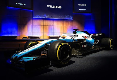  Williams new livery Car for 2019 Formula 1.