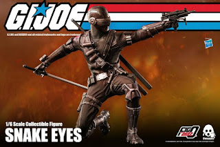 Snake Eyes 1/6 action figure de G.I.Joe, threezero