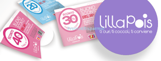 Logo LillaPois: 8 buoni sconto per i tuoi prodotti preferiti