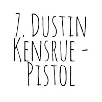 10 Songs I've Cried To: 7. Dustin Kensrue - Pistol