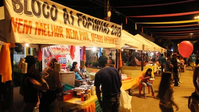 Arrastão na Avenida da Amizade, Segunda e Terceira noite do Carnaval Popular de Rua 2013