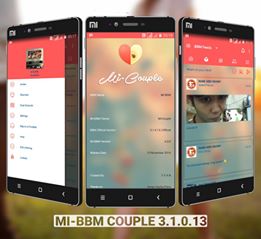 BBM MOD Transparan MI-BBM Tema Couple v3.1.0.13 APK