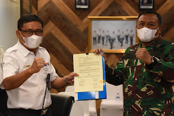 Irwan Achmadi dan John Robertho Sepakati PKS TNI-AL dan Kereta Api Indonesia