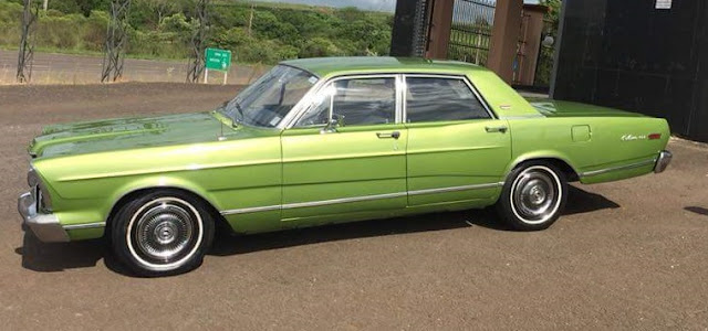 Galaxie 500 1974 Verde Mangueira Metálico