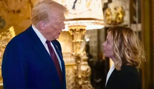 Italian Prime Minister Giorgia Meloni meets with President-elect Donald Trump to discuss global affairs and U.S.-Italy relations