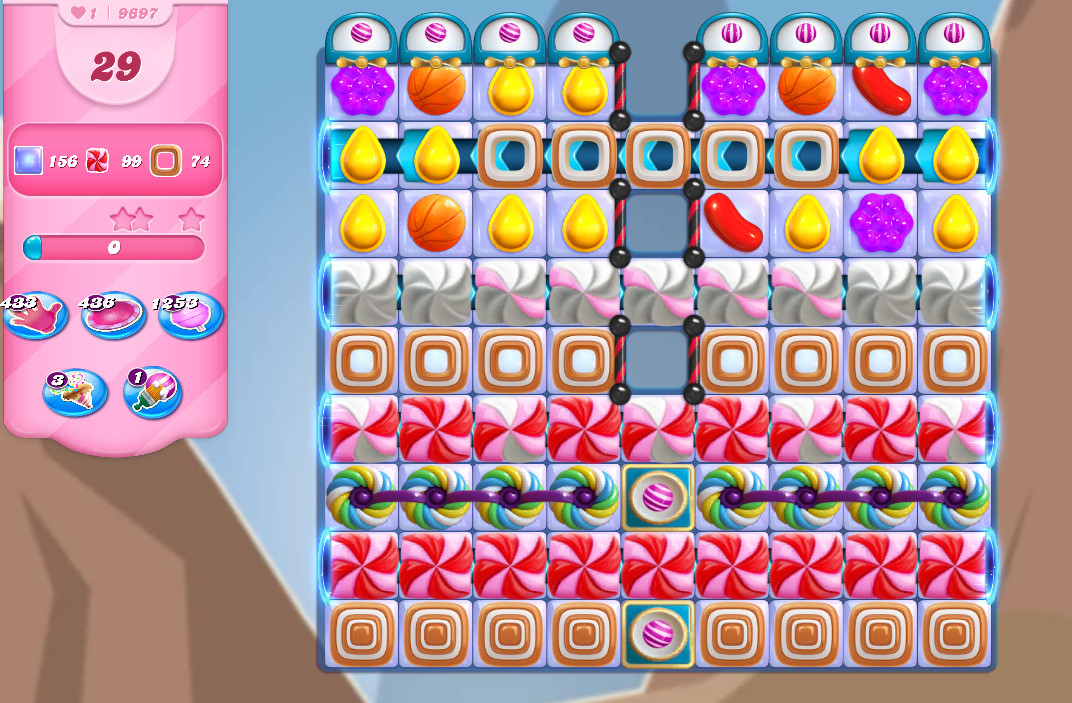 Candy Crush Saga level 9697