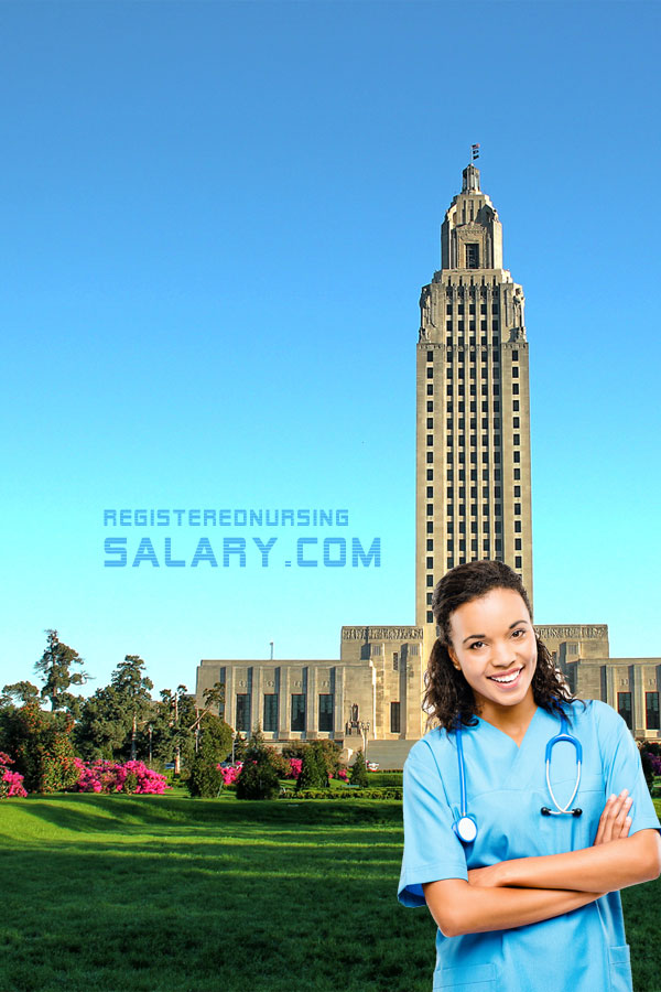 registered nurse salary in lousiana