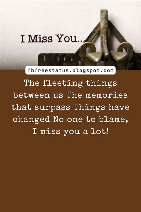 Missing You Messages For Ex-Girlfriend