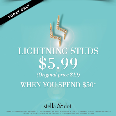  Lightning Bolt Studs - Stella & Dot