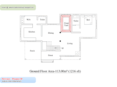 Home plan and elevation -2055 Sq. Ft