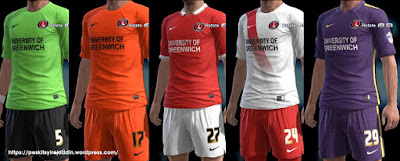 PES 2013 Charlton Athletic kits 2015-2016 by Syirojuddin
