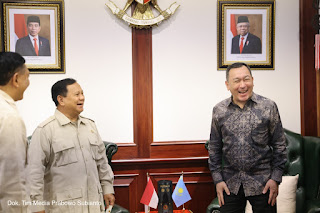 Sejumlah Ruang Lingkup Bidang Pertahanan Jadi Bahasan Pertemuan Bilateral Prabowo Dengan Dubes Kazakhstan 