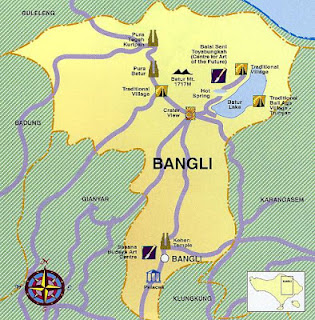 Peta Kabupaten Bangli