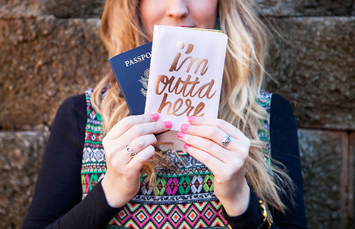 15+ Of The Best Traveler Gift Ideas Besides Actual Plane Tickets - I'm Outta Here Passport Cover