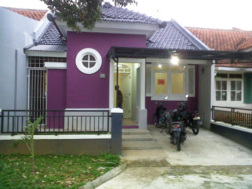 Ide Penting Cat Depan Rumah Warna Ungu Kombinasi, Cat Sablon