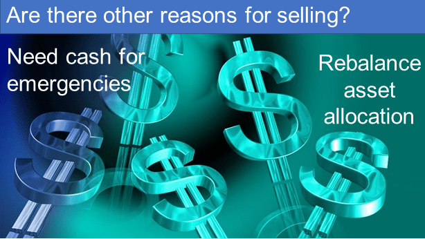 Are there other reasons for selling a stock?