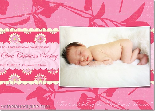 OLIVIA BIRTH ANNOUNCEMENT 1